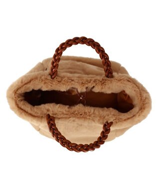 ROOTOTE 1262【エコファートート】LT.デリ.ファーバスケット-A 03：モカ