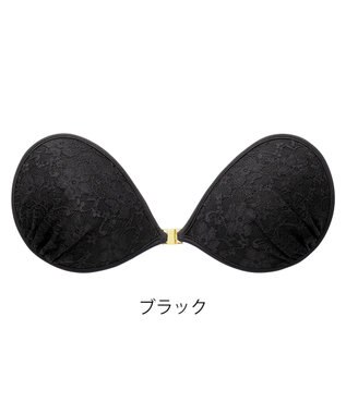 BRADELIS New York 【NuBra / ボリュームアップ】パテッドヌーブラ フェリス 蒸れにくい バックレス コレクション デザインヌーブラ 正規品 ブラック