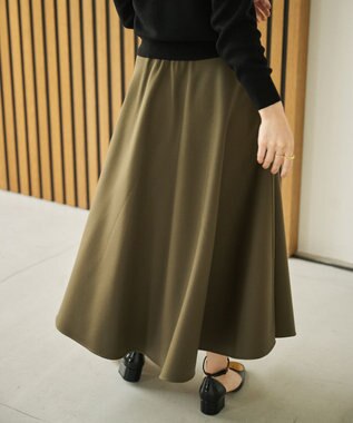 #Newans サーキュラースカート カーキ