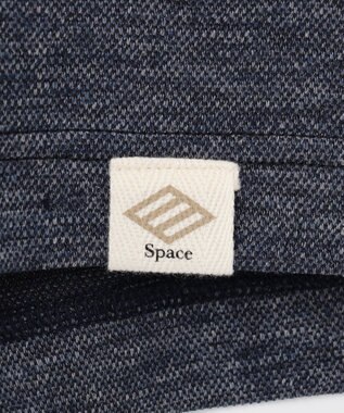 JOSEPH ABBOUD MOUNTAIN 【SPACE／UNISEX】リネンハニカム Tシャツ ダルブルー系