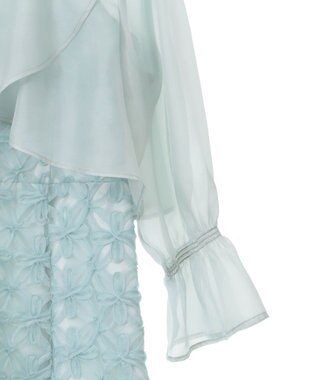 earth music&ecology SET2点シアーブラウス＋3Dレースワンピース ミント