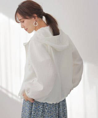 組曲 L シアージャカード ブルゾン ホワイト系