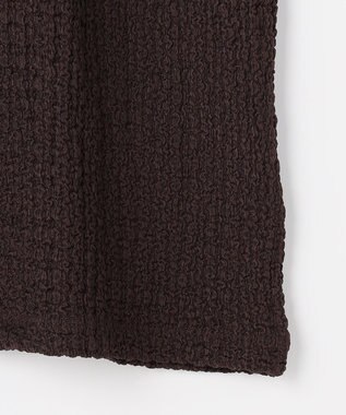 ANY L レースフレンチスリーブプルオーバー ブラウン