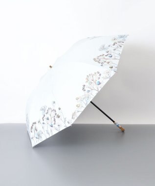 AURORA JILL STUART（ジル スチュアート） ボタニカルプリント晴雨兼用傘（二 つ折り傘・トップフラット）