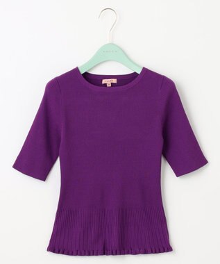 TOCCA 【洗える！】RESONATE ニットプルオーバー パープル系