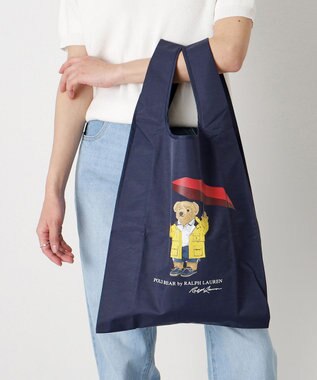 MOONBAT 【2WAY/撥水】POLO RALPH LAUREN レインベア ベルト付きレインバッグ ネイビーブルー