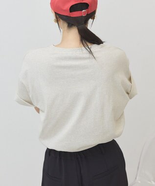 AMERICAN HOLIC メッセージロゴＴシャツ Oatmeal