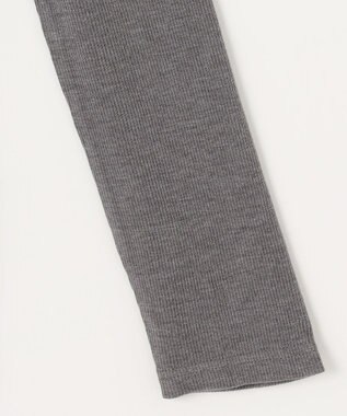 ANY 【洗濯機可】ソフトタッチリブタートルネック グレー