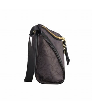 ACE BAGS & LUGGAGE HAyU × ace.  ユッカ ショルダーバッグ 17835 チャコール（ネコヘッド柄）