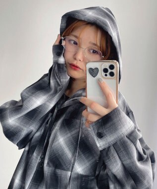 WEGO 【ユニセックス着用ITEM】オーバルメタルフレームアイウェア シルバー