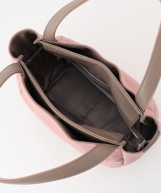 Y'SACCS シュリンクレザートート Mサイズ ピンク