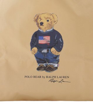 MOONBAT 【WEB限定】POLO RALPH LAUREN（ポロ ラルフ ローレン）ポロベア ベルト付き レインバッグ Sサイス ベージュ