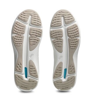 ASICS WALKING ゲルファンウォーカー レディース 3E相当 ライトベージュ×ホワイト