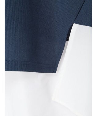 CRAFT STANDARD BOUTIQUE 布帛切替デザインプルオーバー Navy