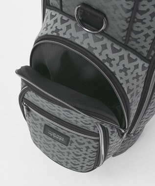 23区GOLF 【UNISEX】モノグラムライトキャディバッグ　ベテランゴルファーにもおすすめなモダンデザイン ブラック系5