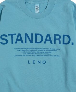 LENO PRINT T-SHIRT【STANDARD】 /　プリントTシャツ BLUE