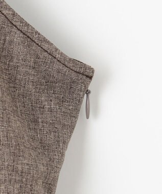 Feroux バッグリボン ジャンパースカート ダークブラウン系