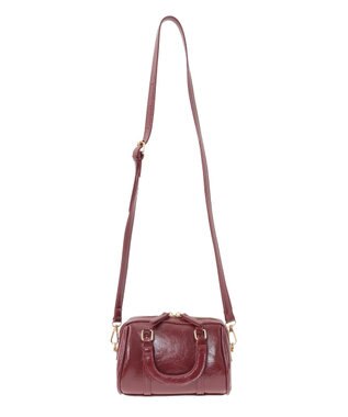 earth music&ecology ミニボストンバッグ Red