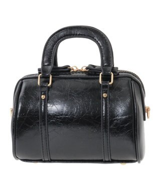 earth music&ecology ミニボストンバッグ Black