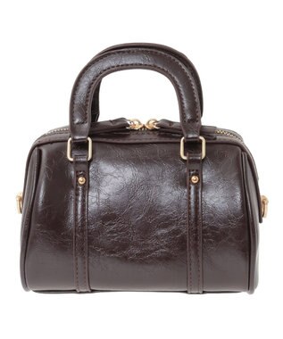 earth music&ecology ミニボストンバッグ Dark Brown