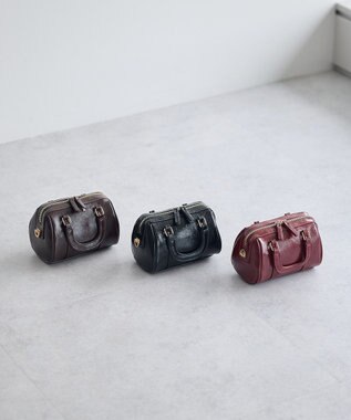 earth music&ecology ミニボストンバッグ Black