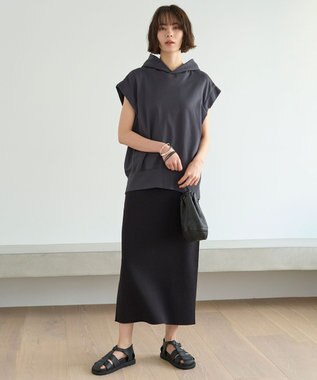 UNFILO スウェットフーディー チャコール