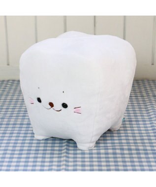 Mother garden しろたん 大きい 白い歯 抱き枕 ぬいぐるみ 白~オフホワイト