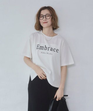 WEGO 【2026春夏新作】接触冷感プリントロゴT オフホワイト