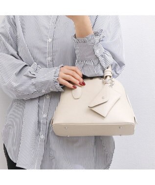 UNBILLION カシュカシュ cachecache / ポーチ付きシェル型ボストン