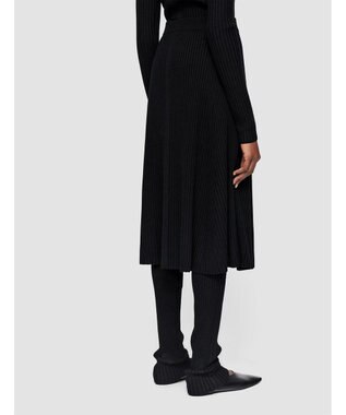 JOSEPH シルクブレンド　Aラインスカート Black