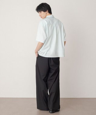 WEGO ダブルポケットボクシーシャツ（SS） サックス