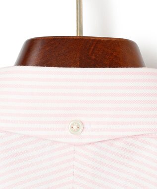 J.PRESS MEN 【定番 / 不変の品格】アービング キャンディーストライプ シャツ / ボタンダウン ピンク系1