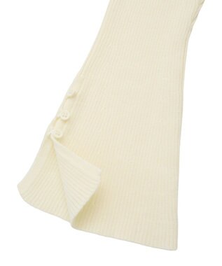 CRAFT STANDARD BOUTIQUE ヘンリーネック袖フレアプルオーバー Off White