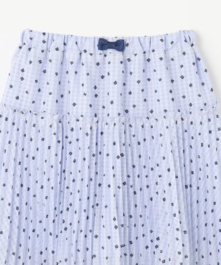 組曲 KIDS 【110-140cm】Tiny Flower スカート ミストブルー系5