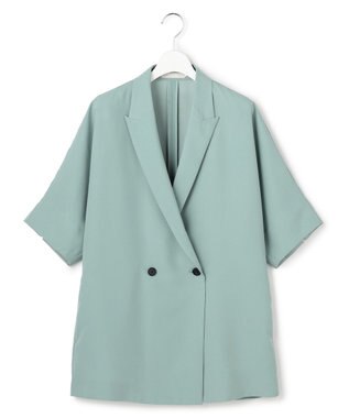 ICB 【先行予約】 FluidBackSatin ハーフスリーブジャケット