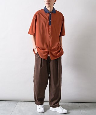 CRAFT STANDARD BOUTIQUE 【クールドライ】バイカラーニット衿ポロシャツ White