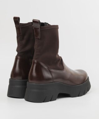 BONTRE 【BONTRE/ボントレ】厚底ストレッチミドルブーツ/40101-UA ブラウン