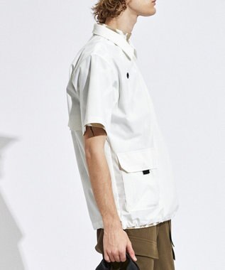 PW CIRCULUS 【機能性素材 TM ICE 使用】【MEN】ハーフジップ シャツ ホワイト系