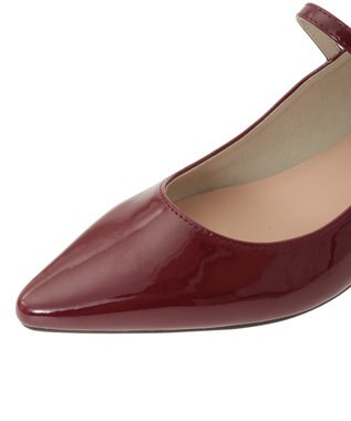 earth music&ecology ＯＲｉｅｎｔａｌ　ＴＲａｆｆｉｃ　エナメルヒールパンプス Red