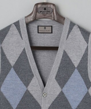 GOTAIRIKU ハイゲージニットベスト ライトグレー系4
