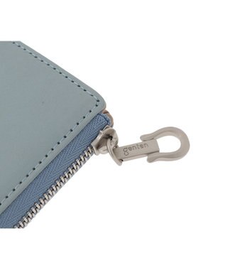 genten 【福財布】アルモニア ミニ財布 ベビーブルー