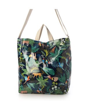 UNBILLION カシュカシュ cachecache / PVC加工プリント2wayトートバッグ