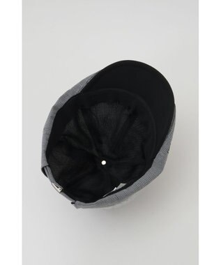 DAKS DAKS GOLFハウンドトゥース ハンティングキャップ ブラック