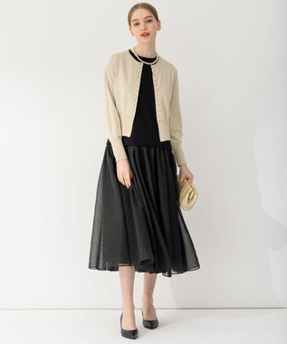 23区 【APPLAUDIR】ビジューパンプス ブラック系