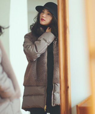 23区 【見上愛さん着用】フェルト キャップ ブラック系