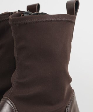 BONTRE 【BONTRE/ボントレ】厚底ストレッチミドルブーツ/40101-UA ブラウン