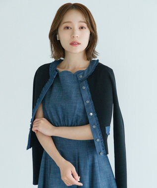 TOCCA 【chayさん着用・00サイズあり】CLOVER BLESS ドレス ネイビー系