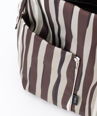 Y'SACCS 【ムック本掲載】ドローイングストライプ　ミニトートバッグ ワイン
