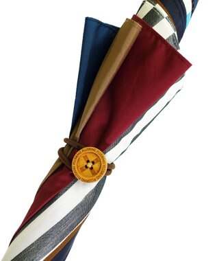 +RING レディース向け プラスリング 長傘 60cm BLK-STP T1352 マルチカラー