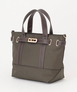 LA BAGAGERIE ベルテッド2WAYミニトート グレー